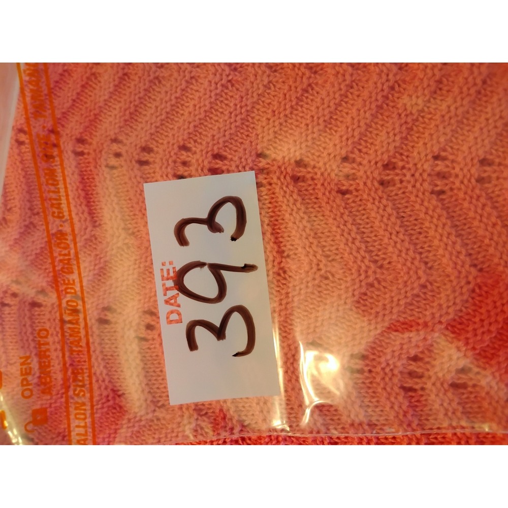 Lilly Pulitzer Womens Coral Pink Pointelle Chevron Knit Tassel Fringe TankTop XS - Picture 7 of 7